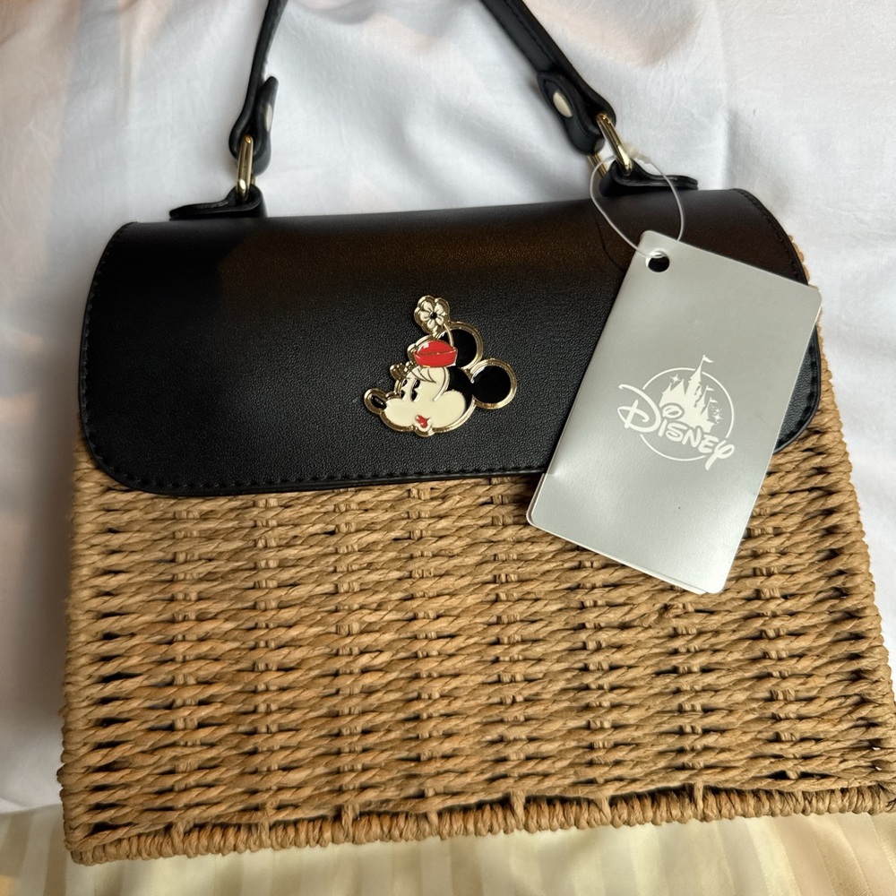 Disney Black and Tan Woven Women's Bag